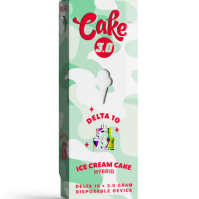 Cake 3G Delta 10 Disposable, 3g sealed disposable with fifteen flavors, Delta 10