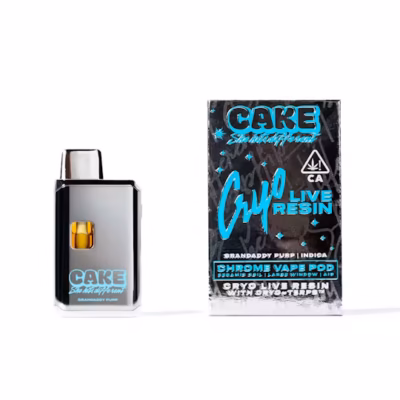 Grandaddy Purp cryo cured resin disposable vape pen, 1g indica with grape and dark berry