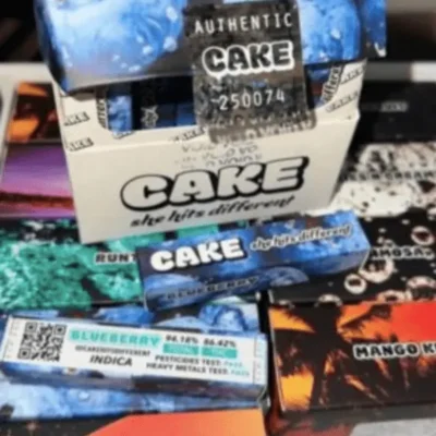 Blueberry Cake cart, 1g 510 cartridge, indica dominant with ripe blueberry and sweet