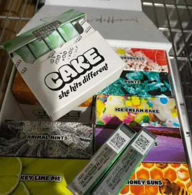 Jedi Juice Cake cart, 1g 510 cartridge, indica-leaning hybrid with earthy sweet and herbal