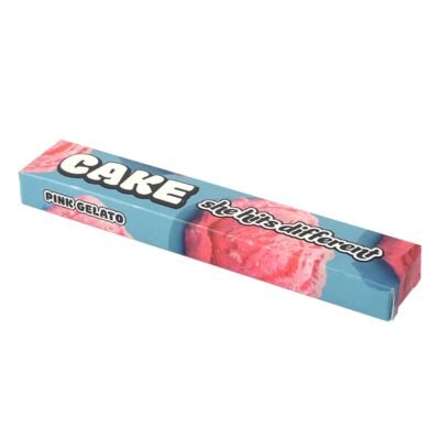 Pink Gelato Cake disposable vape pen, 1g Gen 5 indica-leaning hybrid with berry and cream