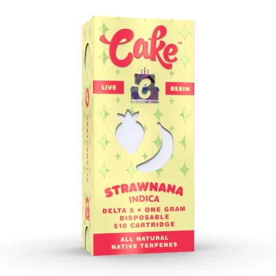 Cake 1G Delta 8 Live Resin Cart, 1g 510 cartridge with six flavors, Delta 8 live resin
