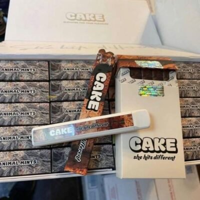 Animal Mints Cake disposable vape pen, 1g Gen 4 indica-leaning hybrid with mint and cookie flavor
