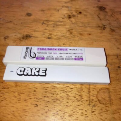 Forbidden Fruits Cake disposable vape pen, 1g Gen 1 hybrid device