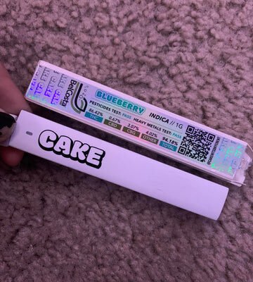 Blueberry Cake disposable