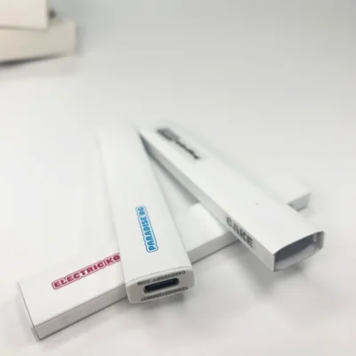 Paradise OG Cake disposable vape pen, 1g Gen 4 indica-leaning hybrid with Kush pine flavor