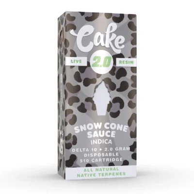 Animal Sauce Cake Delta 10 Cart, 2g 510 cartridge with two flavors, Delta 10