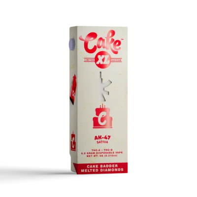 Cake XL 6G Disposable, 6g sealed disposable with ten flavors
