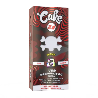 Cake Wavy 3G Cart, 3g 510 cartridge with twelve flavors
