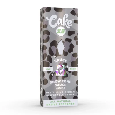 Animal Sauce Cake Delta 10 Disposable, 2g sealed disposable with five flavors, Delta 10