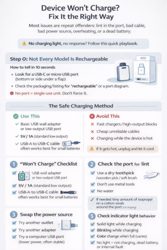 How to Charge a Cake Disposable