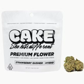 Strawberry Gusher Cake She Hits Different Flower