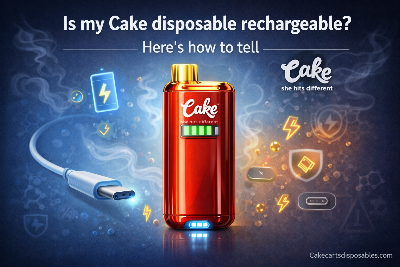 Are Cake Disposables Rechargeable