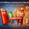 Can You Open A Cake Disposable