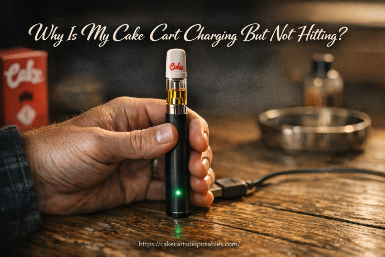 why is my cake cart charging but not hitting