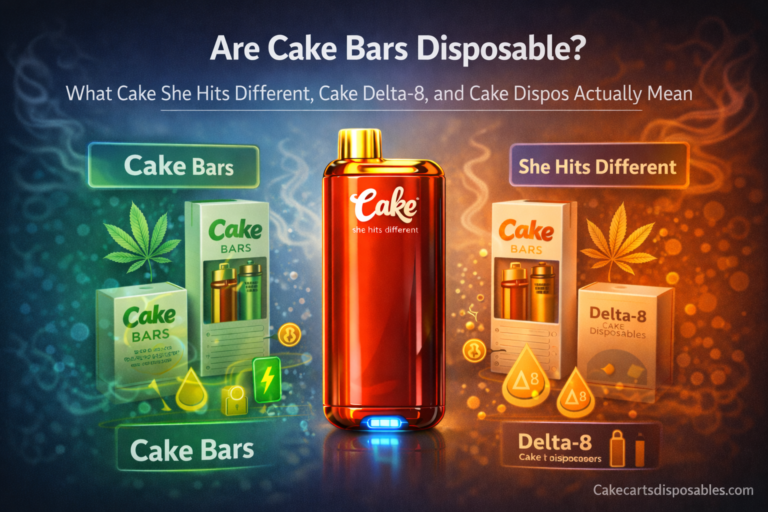 Are Cake Bars Disposable