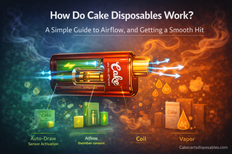 How Do Cake Disposables Work? A Simple Guide to Airflow, and Getting a Smooth Hit