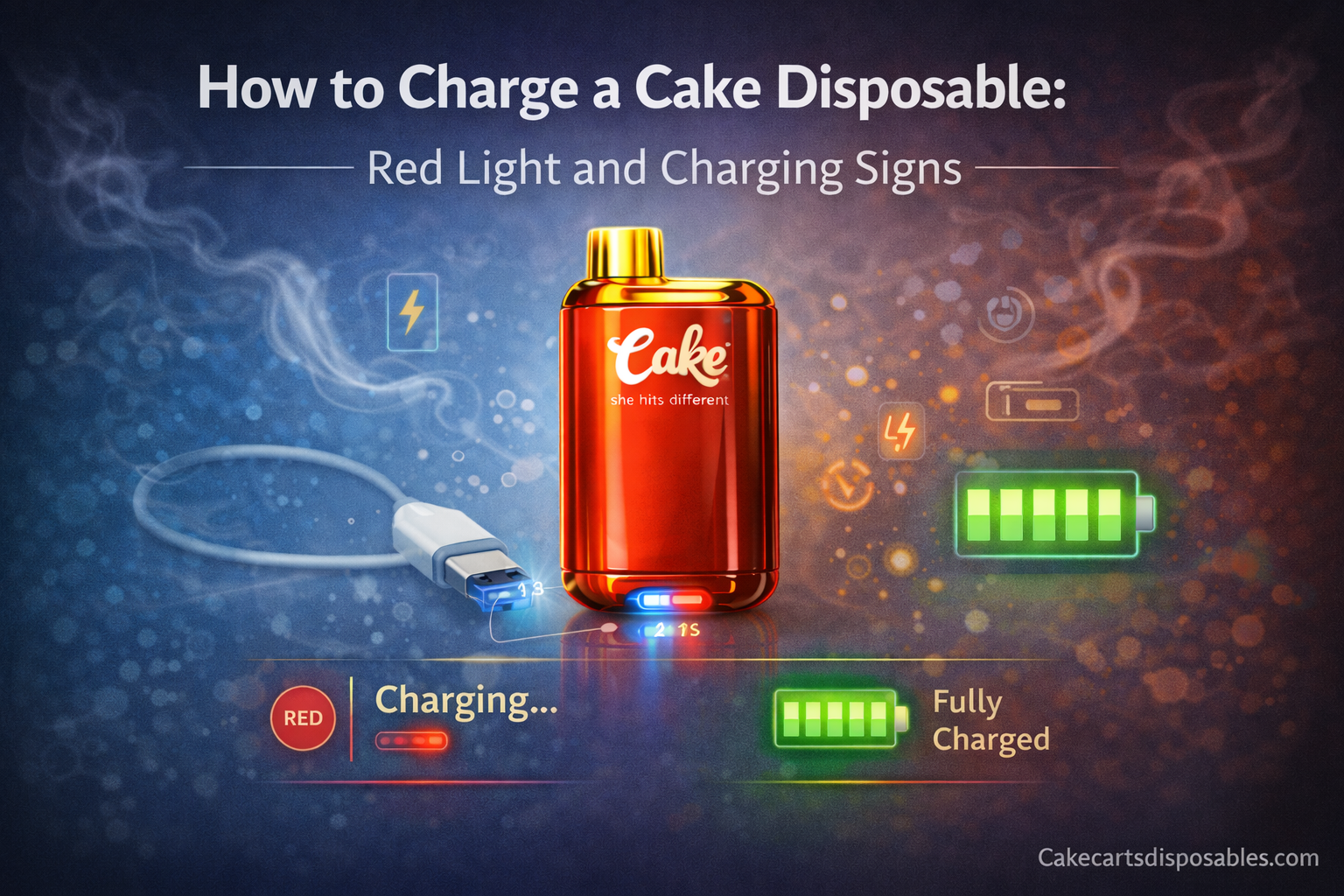 How to Charge a Cake Disposable